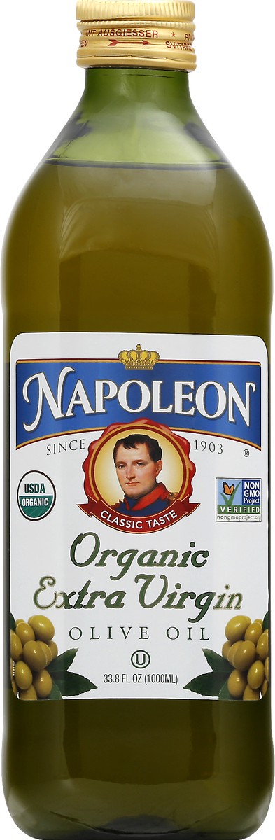 slide 8 of 13, Napoleon Extra Virgin Organic Olive Oil 33.8 oz, 33.8 oz