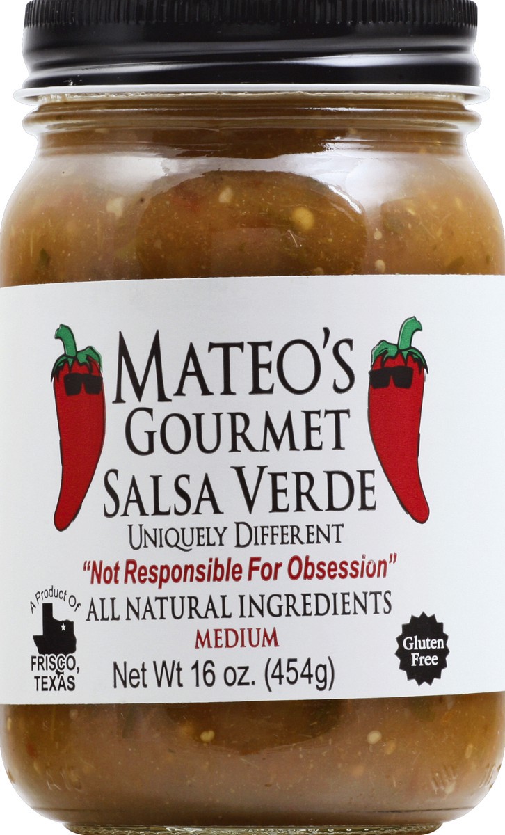 slide 4 of 7, Mateo's Salsa Verde 16 oz, 16 oz