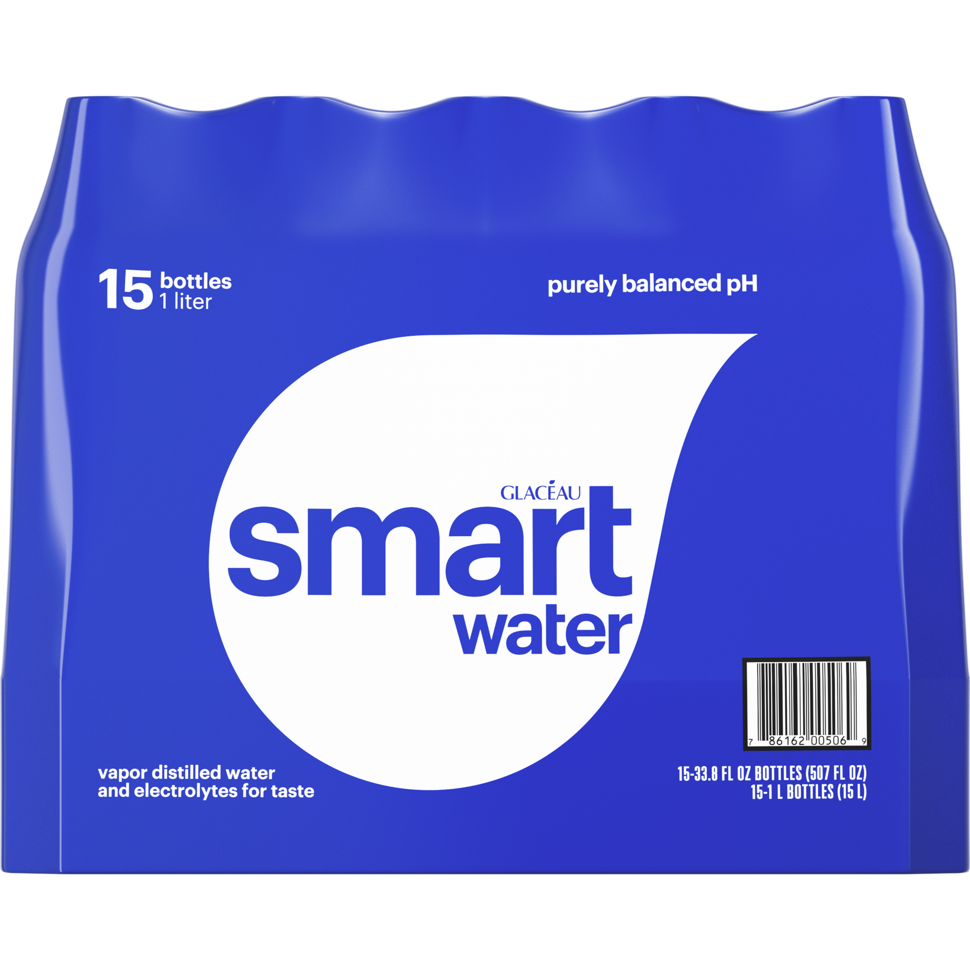 slide 3 of 4, smartwater nutrient-enhanced water Bottles, 33.8 fl oz, 15 Pack, 15 ct
