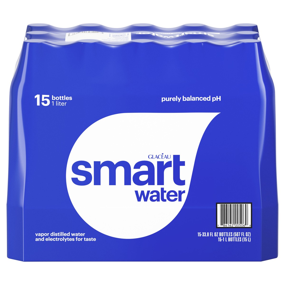 slide 1 of 4, smartwater nutrient-enhanced water Bottles- 15 ct, 15 ct