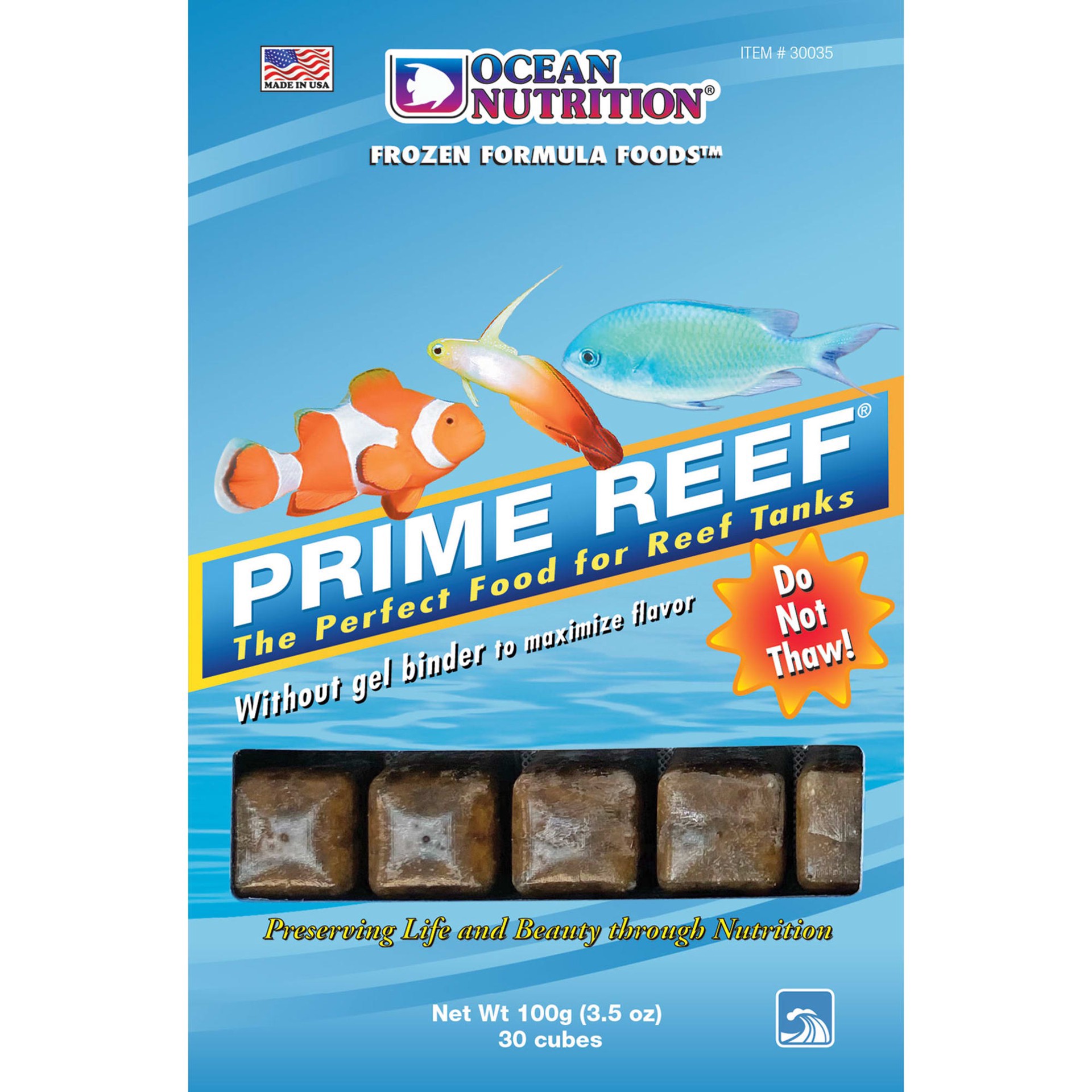 slide 1 of 1, Ocean Nutrition Prime Reef Frozen Formula, 3.5 oz., 3.5 oz
