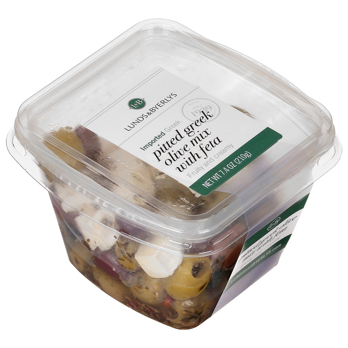 slide 14 of 14, Lunds & Byerlys Imported Greek Pitted Olive Mix with Feta 7.4 oz, 7.4 oz