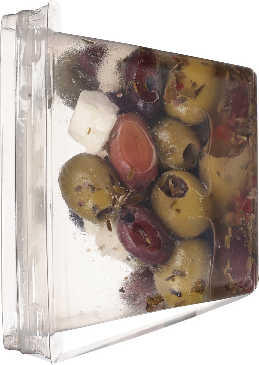 slide 8 of 14, Lunds & Byerlys Imported Greek Pitted Olive Mix with Feta 7.4 oz, 7.4 oz