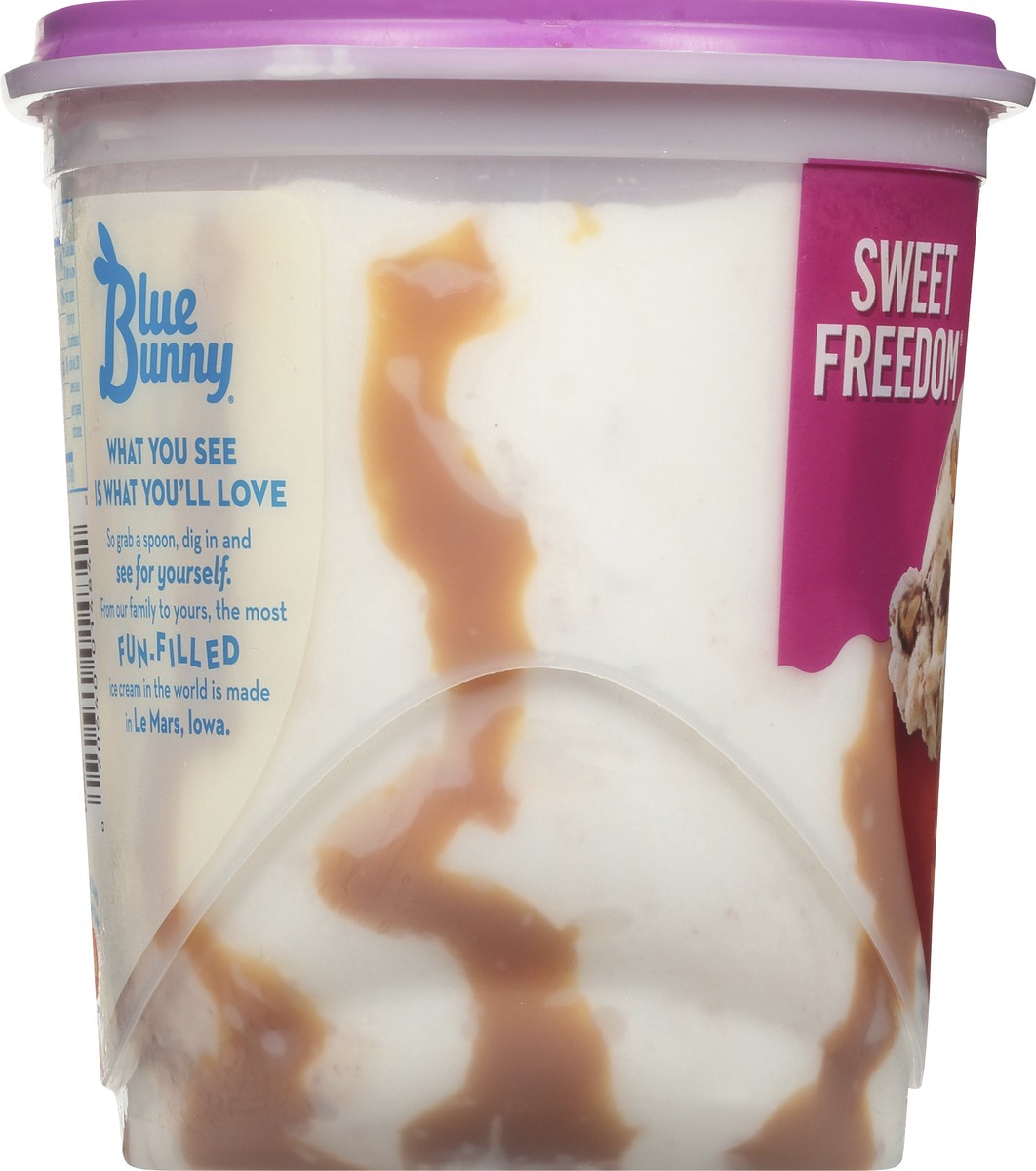 slide 11 of 11, Blue Bunny Sweet Freedom Bunny Tracks Light Ice Cream, 46 fl oz, 46 fl oz