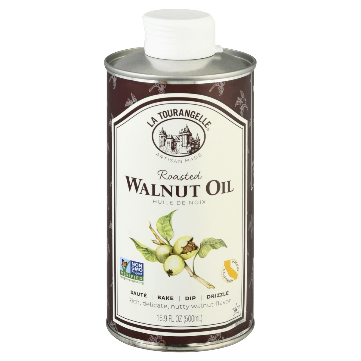 slide 1 of 1, La Tourangelle Roasted Walnut Oil, 16.9 fl oz