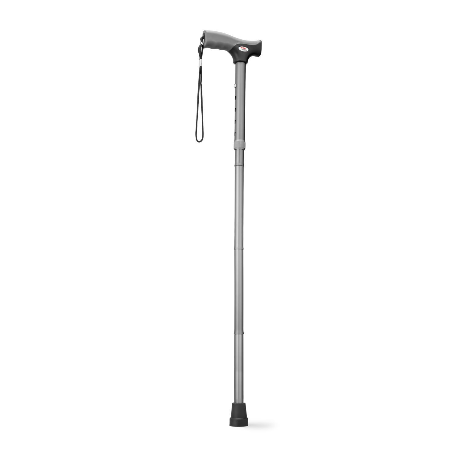 slide 3 of 5, Cvs Gel Grip Folding Cane, Grey, 1 ct