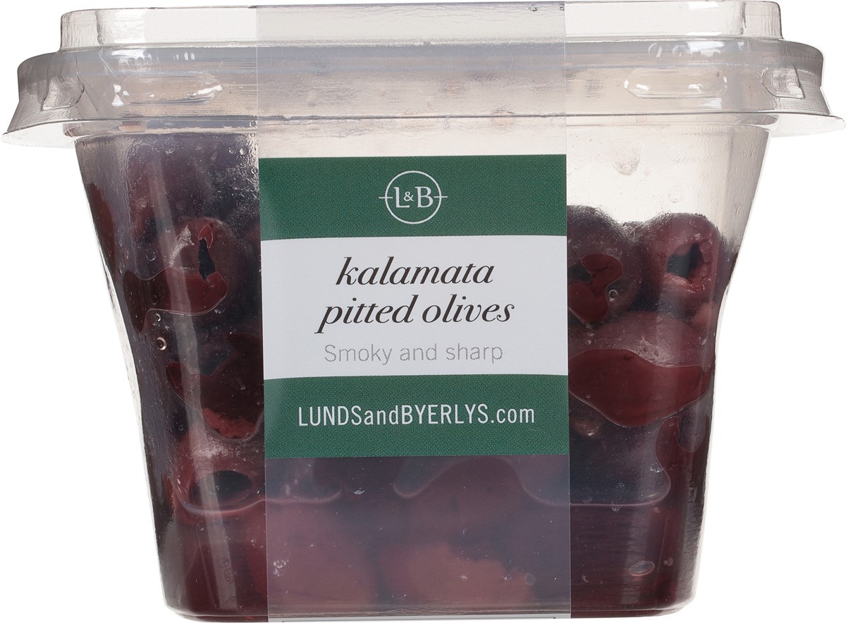 slide 10 of 13, Lunds & Byerlys Imported Greek Kalamata Pitted Smoky and Sharp Olives 7.4 oz, 7.4 oz