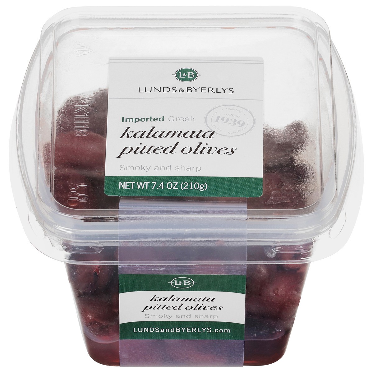 slide 1 of 13, Lunds & Byerlys Imported Greek Kalamata Pitted Smoky and Sharp Olives 7.4 oz, 7.4 oz