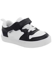 Oshkosh Easy-On Casual Sneakers Black, White 10