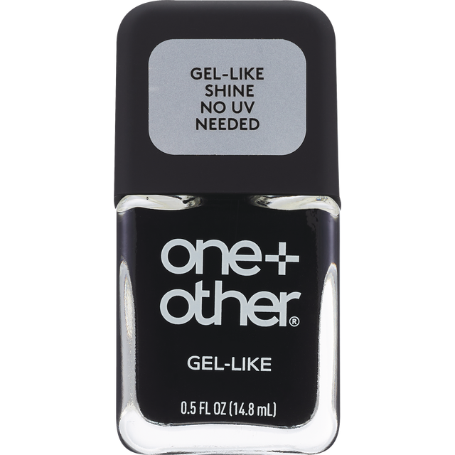 slide 1 of 1, ONE+OTHER One + Other Gel Like Nail Polish, Black, 0.5 oz
