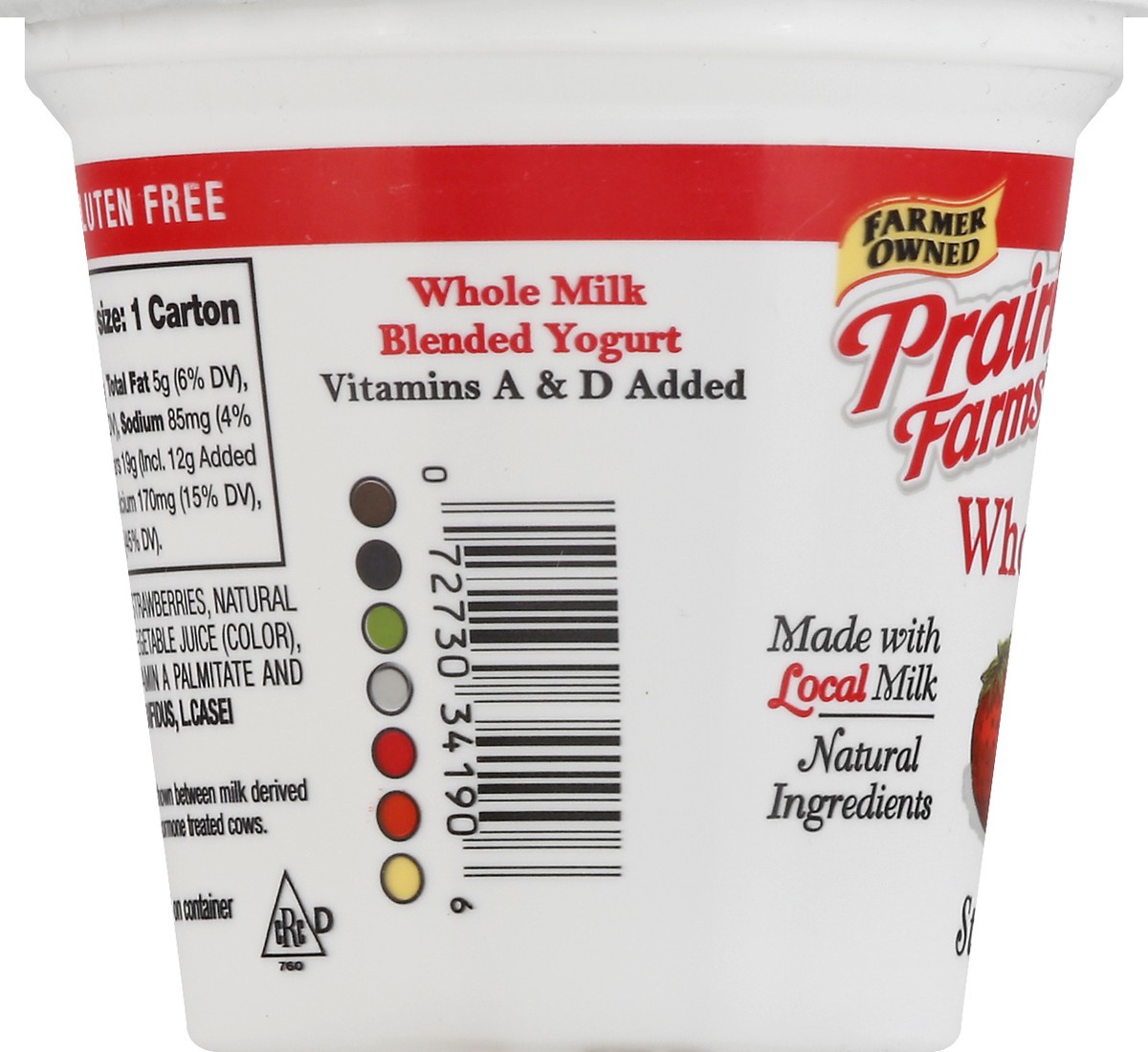 slide 7 of 9, Prairie Farms Whole Milk Blended Strawberry Yogurt 6 oz, 6 oz