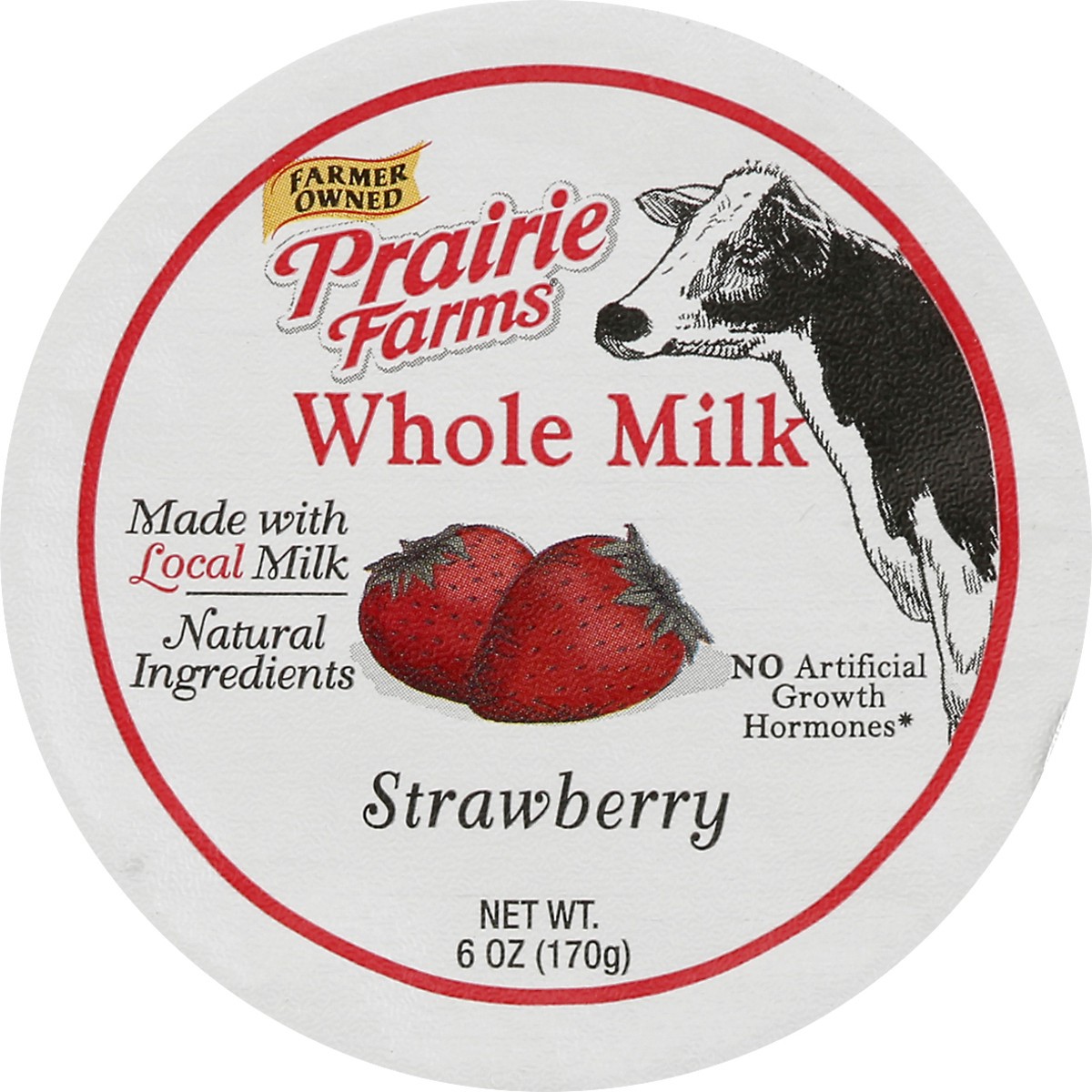 slide 9 of 9, Prairie Farms Whole Milk Blended Strawberry Yogurt 6 oz, 6 oz