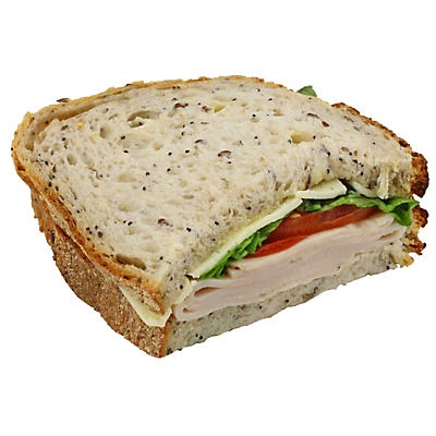 slide 1 of 1, Central Market Turkey Havarti - Half Sandwich, 1 ct