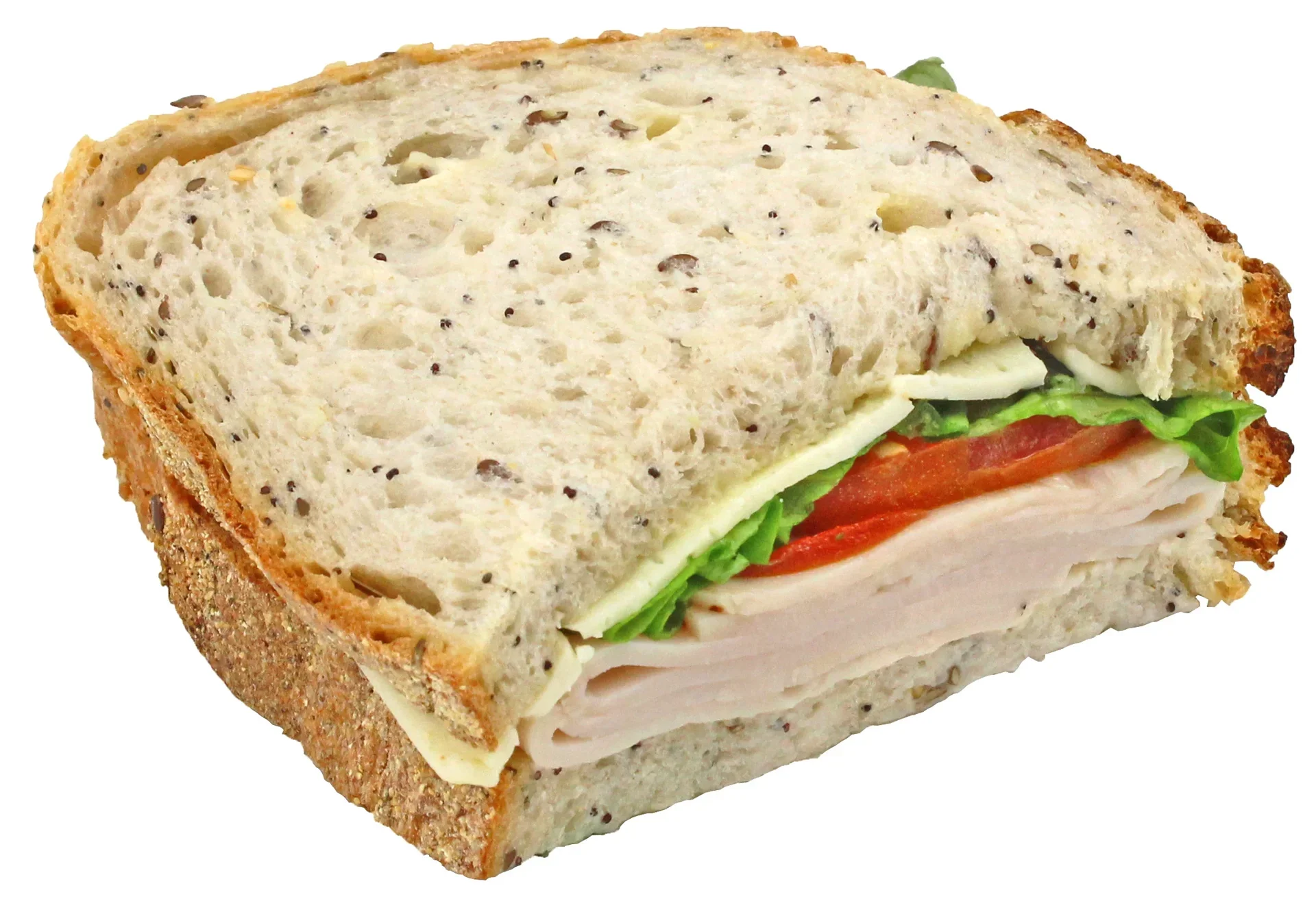 slide 1 of 1, Central Market Turkey Havarti - Half Sandwich, 1 ct