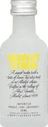 Absolut Vodka Citron