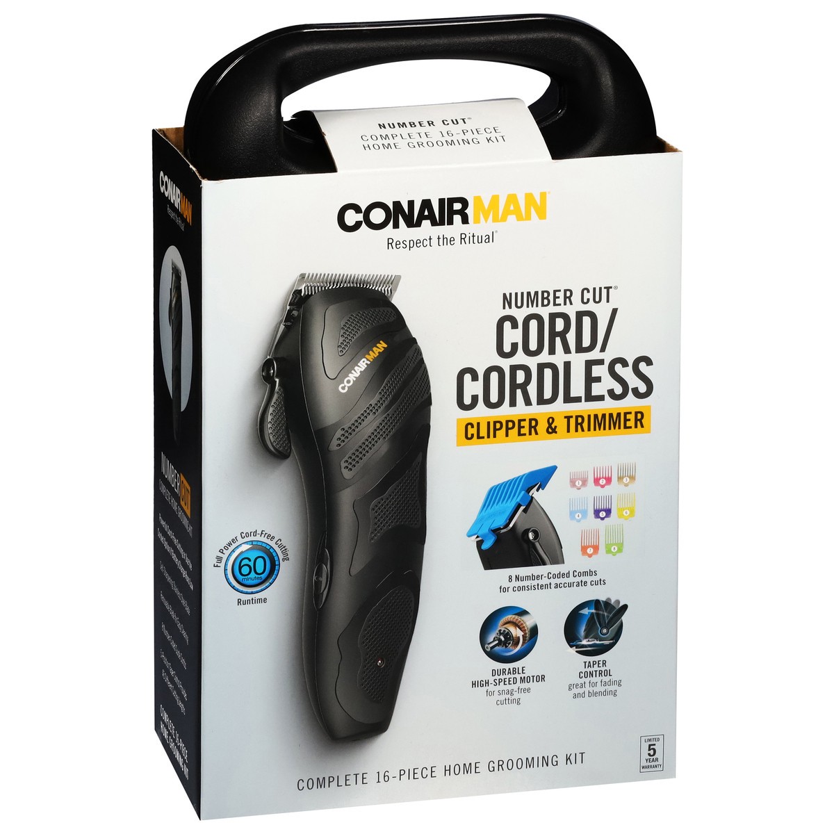 slide 6 of 11, ConairMan Cord/Crodless Number Cut Clipper & Trimmer 1 ea, 1 ct