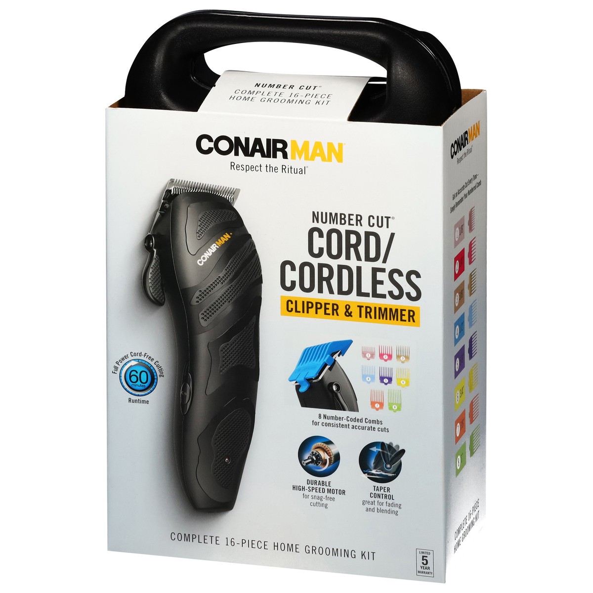 slide 4 of 11, ConairMan Cord/Crodless Number Cut Clipper & Trimmer 1 ea, 1 ct