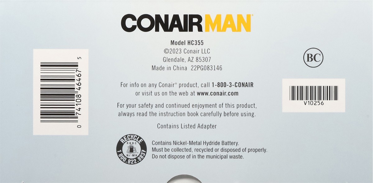 slide 9 of 11, ConairMan Cord/Crodless Number Cut Clipper & Trimmer 1 ea, 1 ct