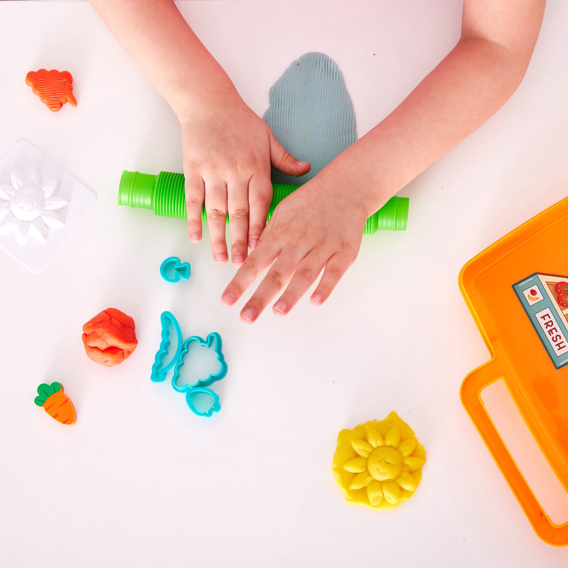 slide 9 of 10, Faber-Castell Creativity For Kids Sensory On The Go Farmer's Market Play Kit, 2.75 in x 10.25 in x 8.5 in