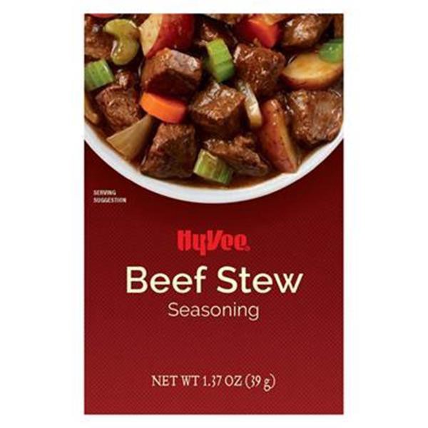 slide 1 of 8, Hy-vee Beef Stew Seasoning, 1.37 oz