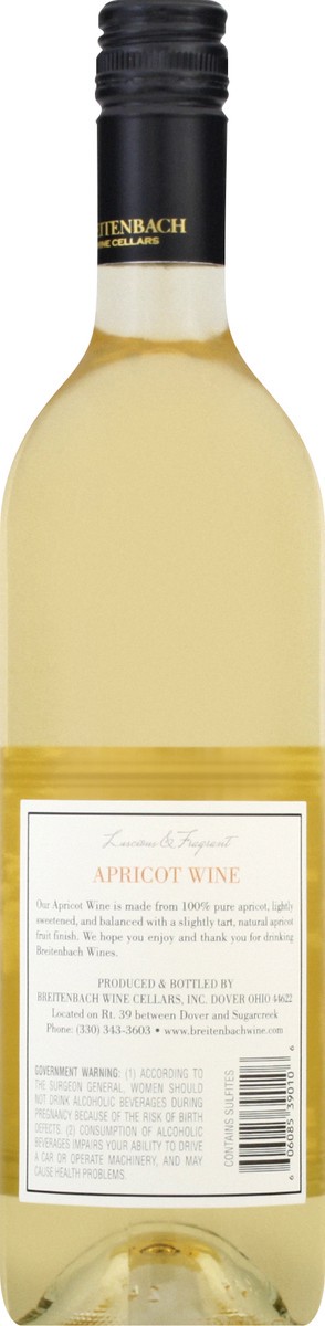 slide 5 of 7, Breitenbach Apricot Wine 750 ml, 750 ml