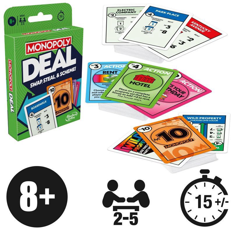 slide 2 of 11, Monopoly Deal Refresh Game, 1 ct