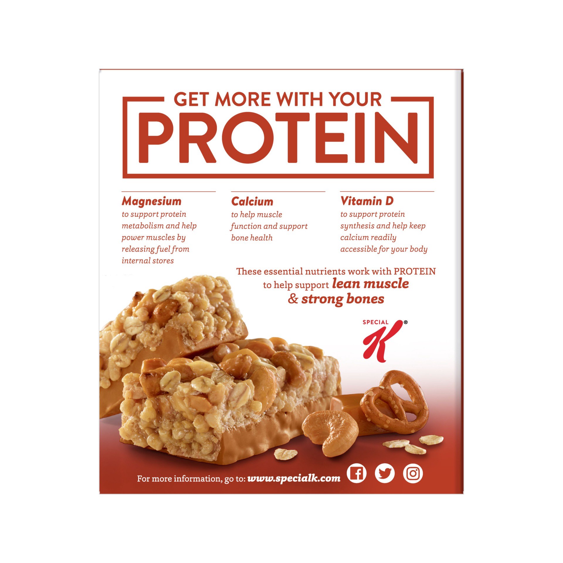 slide 7 of 7, Special K Pretzel Cashew Meal Bar, 6 ct