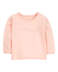 Carters Baby Happy Baby French Terry Pullover Pink 18M