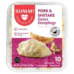 Summ! Pork & Shiitake Gyoza Dumplings 8.8 oz