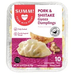 Summ! Pork & Shiitake Gyoza Dumplings 8.8 oz