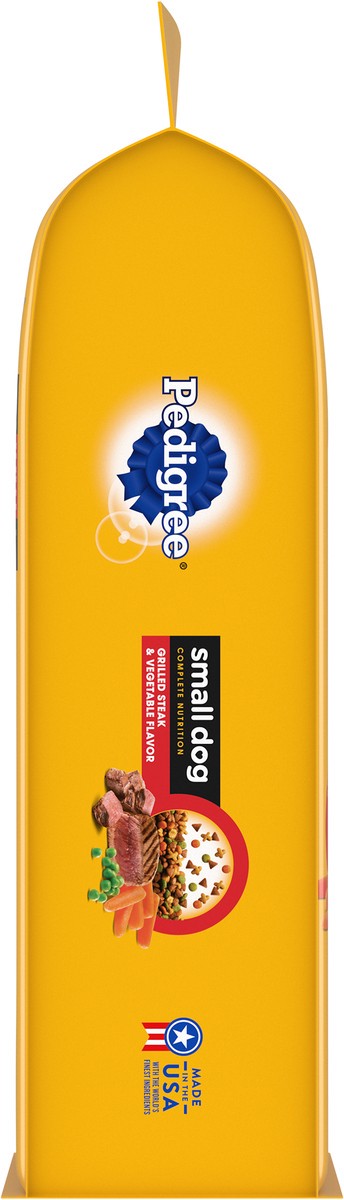 slide 7 of 9, Pedigree Small Dog Grilled Steak & Vegetable Flavor Dog Food 56 oz, 56 oz