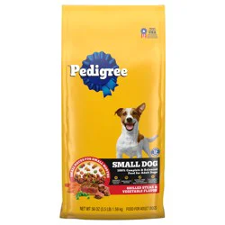 Pedigree Small Dog Grilled Steak & Vegetable Flavor Food for Dogs 56 oz
