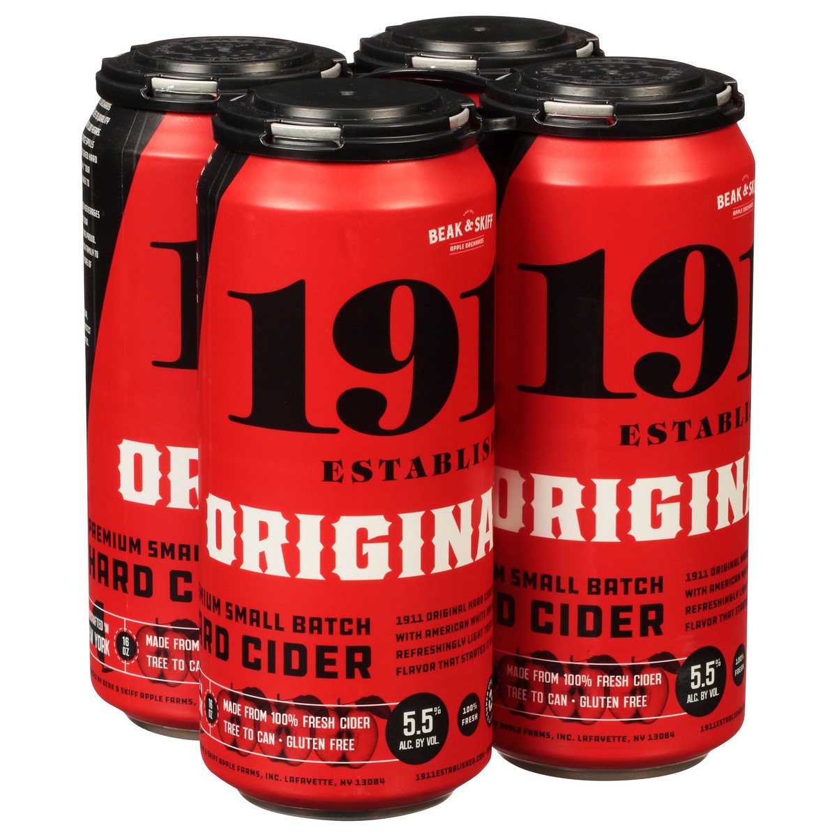 slide 13 of 13, 1911 Established Premium Small Batch Original Hard Cider 4 - 16 oz Cans, 4 ct; 16 oz