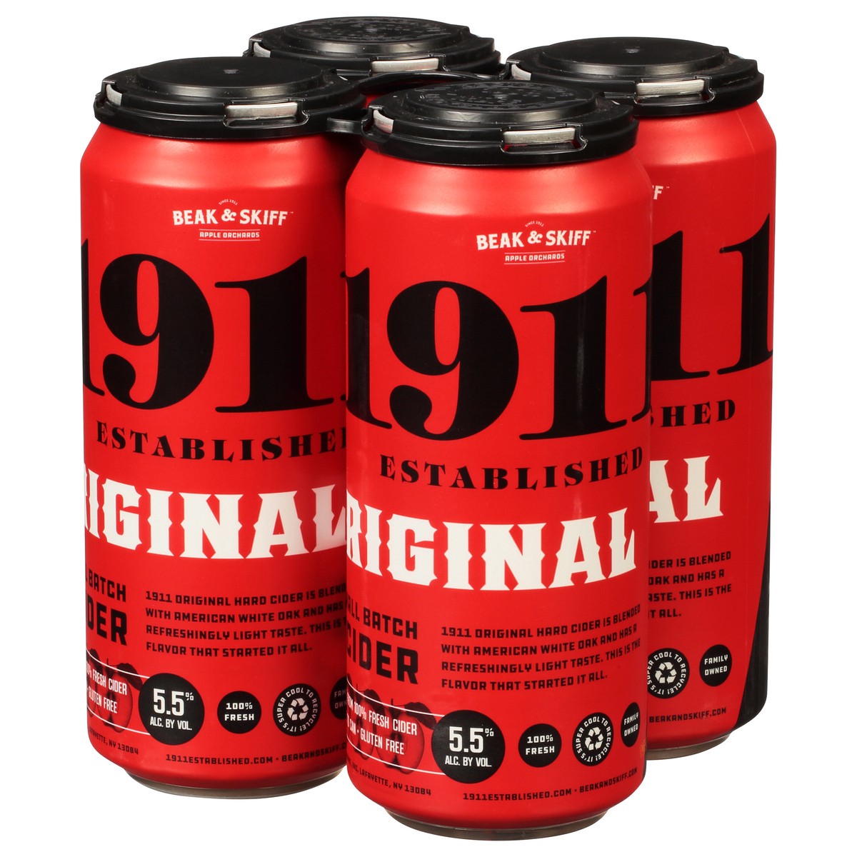 slide 2 of 13, 1911 Established Premium Small Batch Original Hard Cider 4 - 16 oz Cans, 4 ct; 16 oz