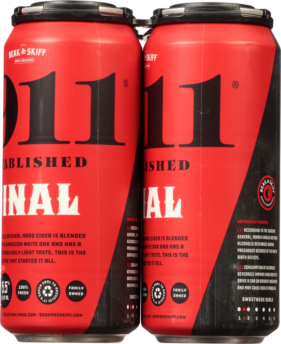 slide 9 of 13, 1911 Established Premium Small Batch Original Hard Cider 4 - 16 oz Cans, 4 ct; 16 oz