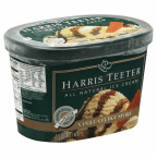 slide 1 of 1, Harris Teeter Vanilla Fudge Ice Cream, 48 oz
