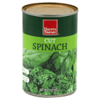 slide 1 of 1, Harris Teeter Spinach - Cut, 14 oz