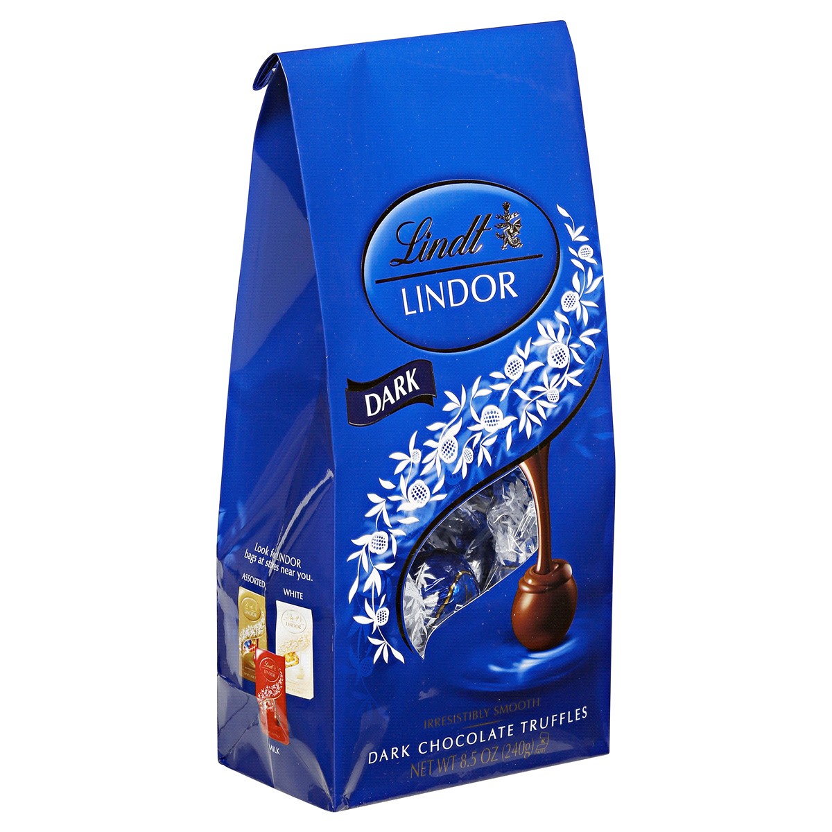 slide 6 of 6, Lindt Lindor Dark Chocolate Truffles, 8.5 oz