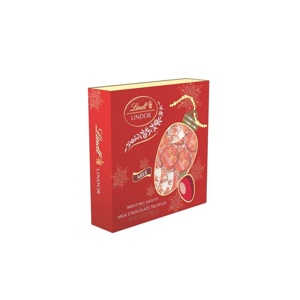 slide 2 of 2, Lindt Lindor Milk Chocolate Truffles, 3 oz