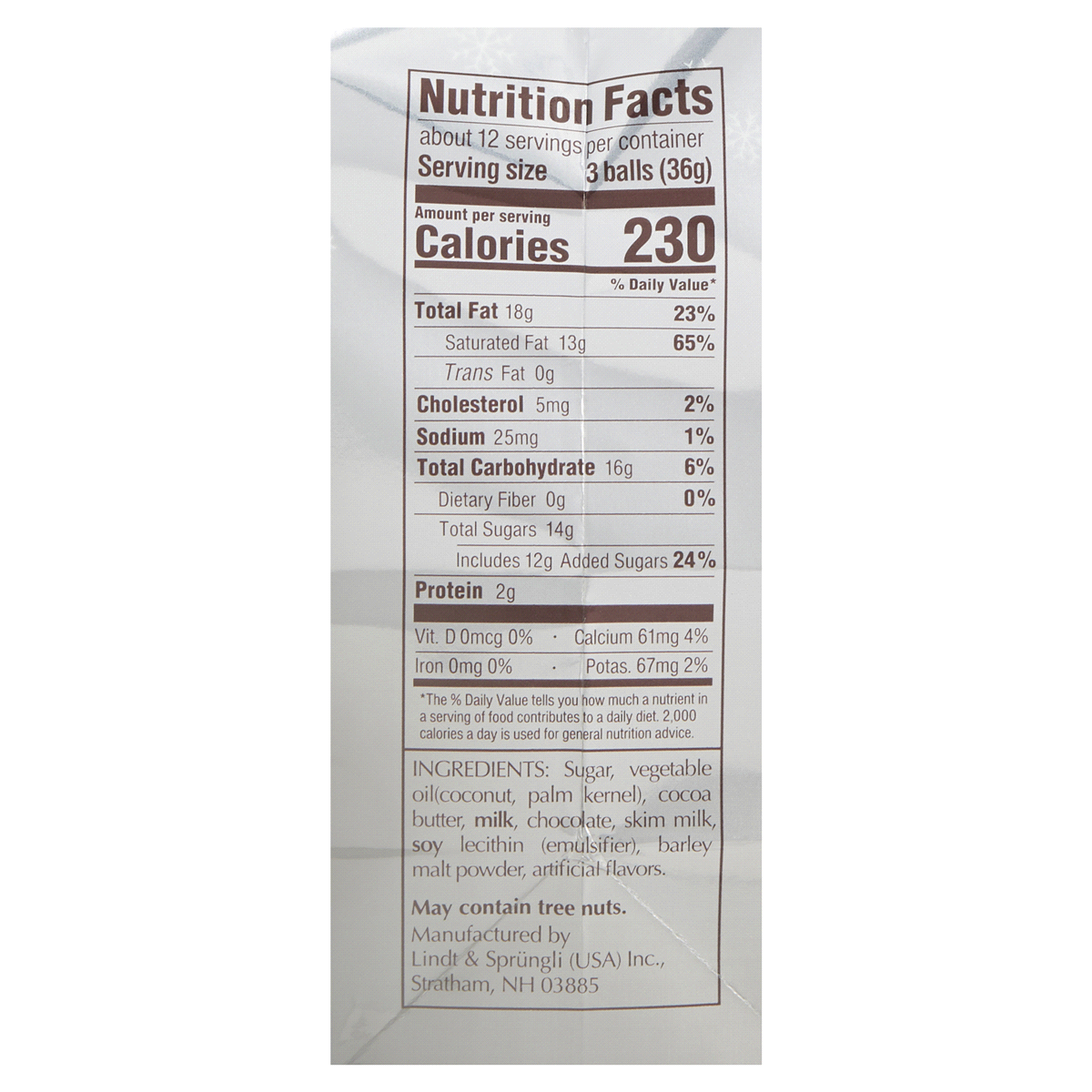 slide 4 of 5, Lindor Holiday Assorted Milk Chocolate Truffles, 15.2 oz