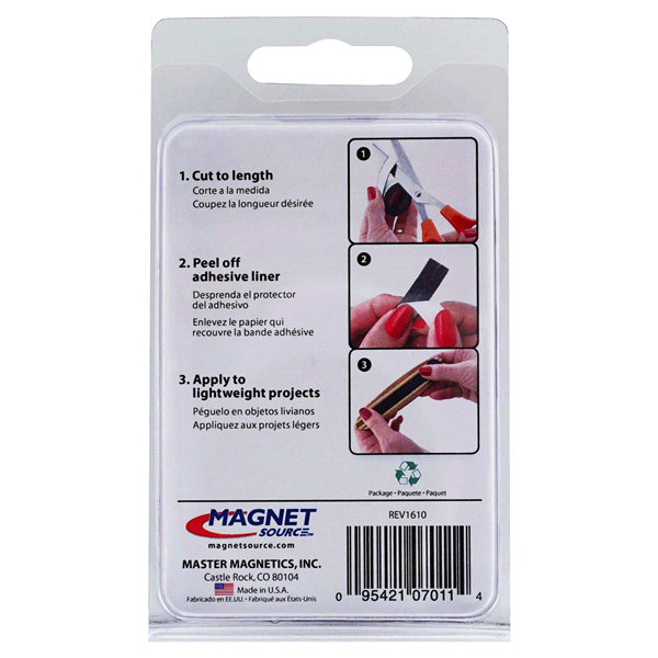 Adhesive magnetic strips - Lot of 13 strips on sale