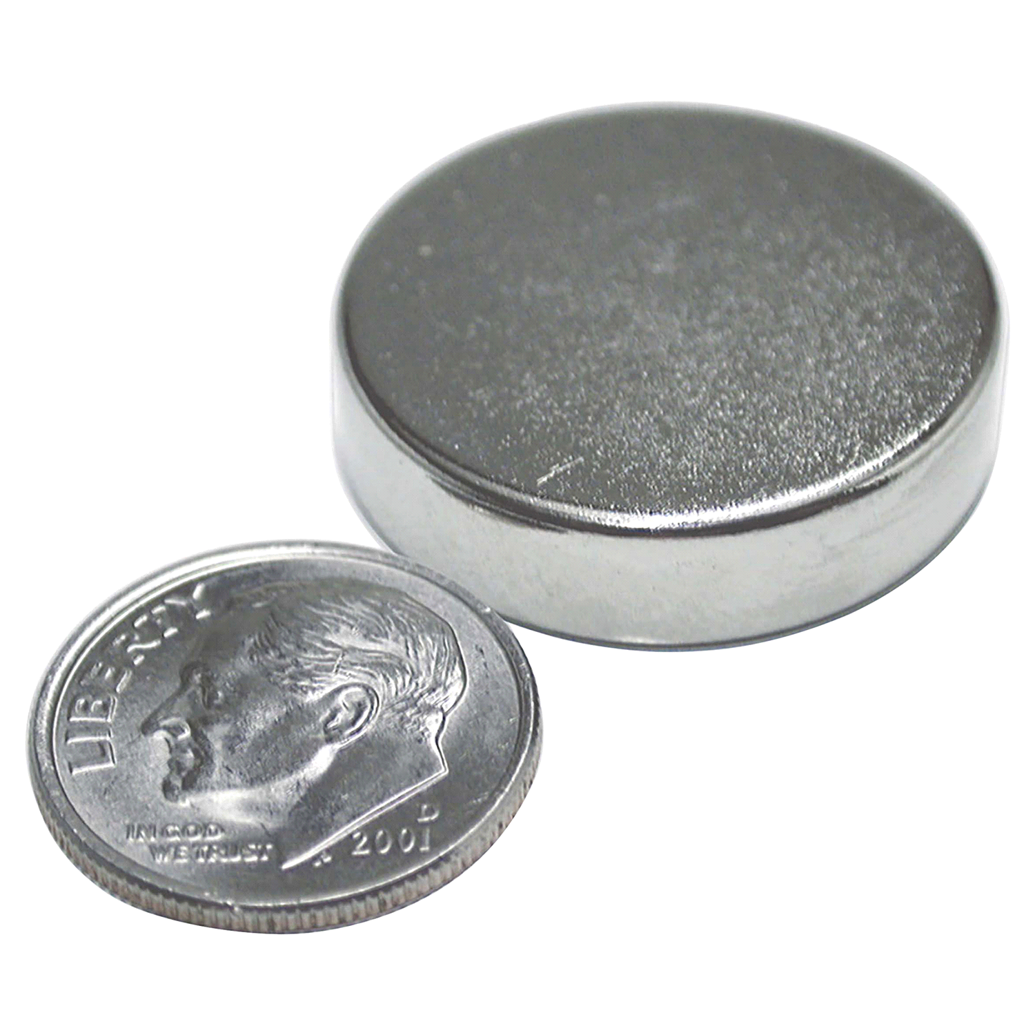 slide 3 of 4, Neodymium disc magnets, 1 ct