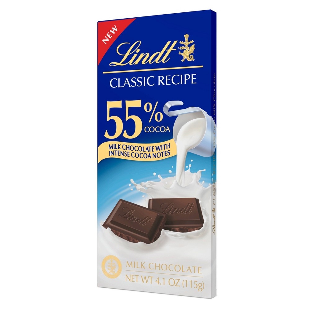 slide 4 of 4, Lindt Classic Recipe 55% Bar, 4 oz