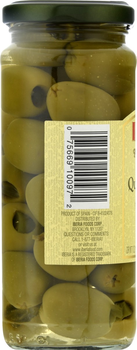 slide 5 of 13, Iberia Premium Spanish Queen Olives Stuffed With JalapeГ±o, 7 oz
