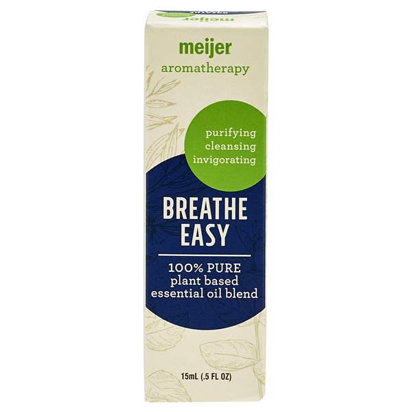 slide 1 of 4, MEIJER WELLNESS Meijer Breathe Easy Essential Oil Blend, 0.5 oz