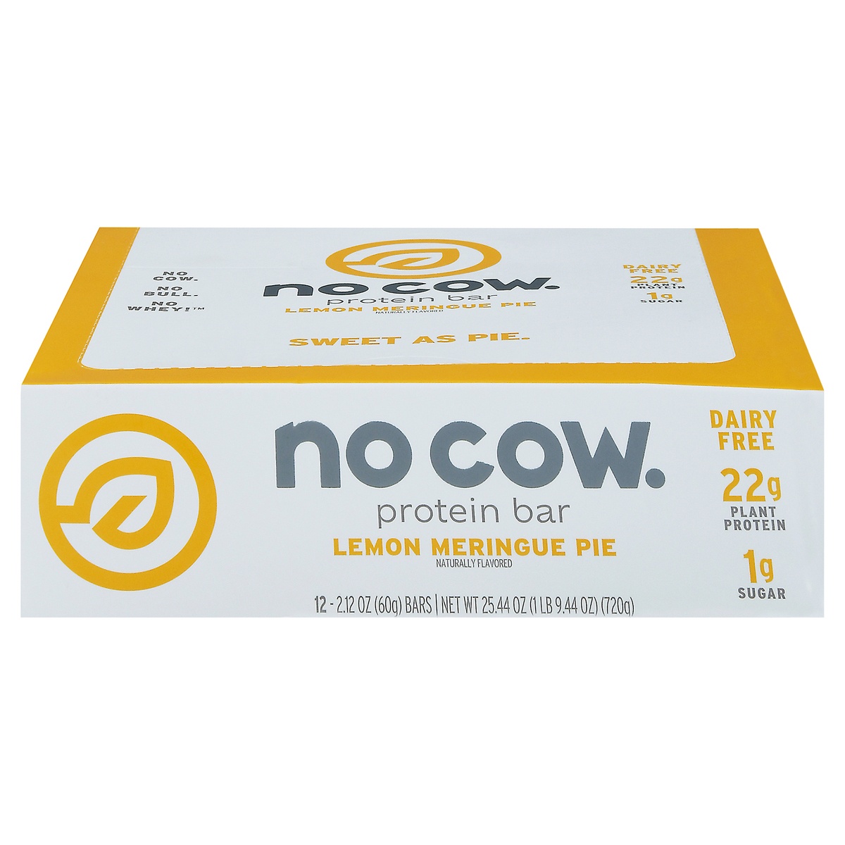 slide 1 of 1, No Cow Protein Bar - Lemon Meringue Pie, 12 ct; 2.12 oz