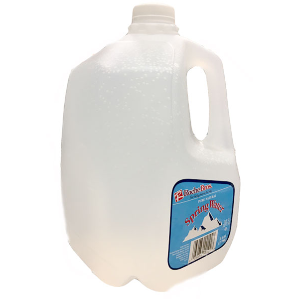 slide 1 of 1, Roche Bros. Spring Water Gallon, 128 fl oz