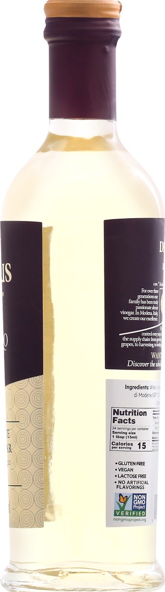 slide 5 of 9, De Nigris Biancoro of Modena Sweet White Wine Vinegar - 16.9 fl oz, 16.9 fl oz