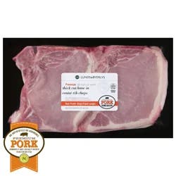 Lunds & Byerlys Duroc Premium All-Natural Pork Bone-In Thick Cut Center Rib Chops
