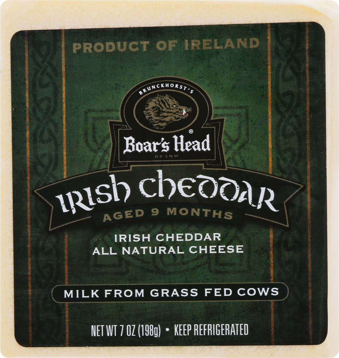 slide 6 of 13, Boar's Head Irish Cheddar Cheese, 7 oz